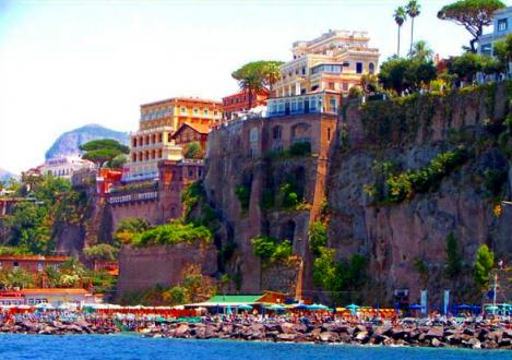 Необычные города неаполитанского побережья италии Неаполь италия море